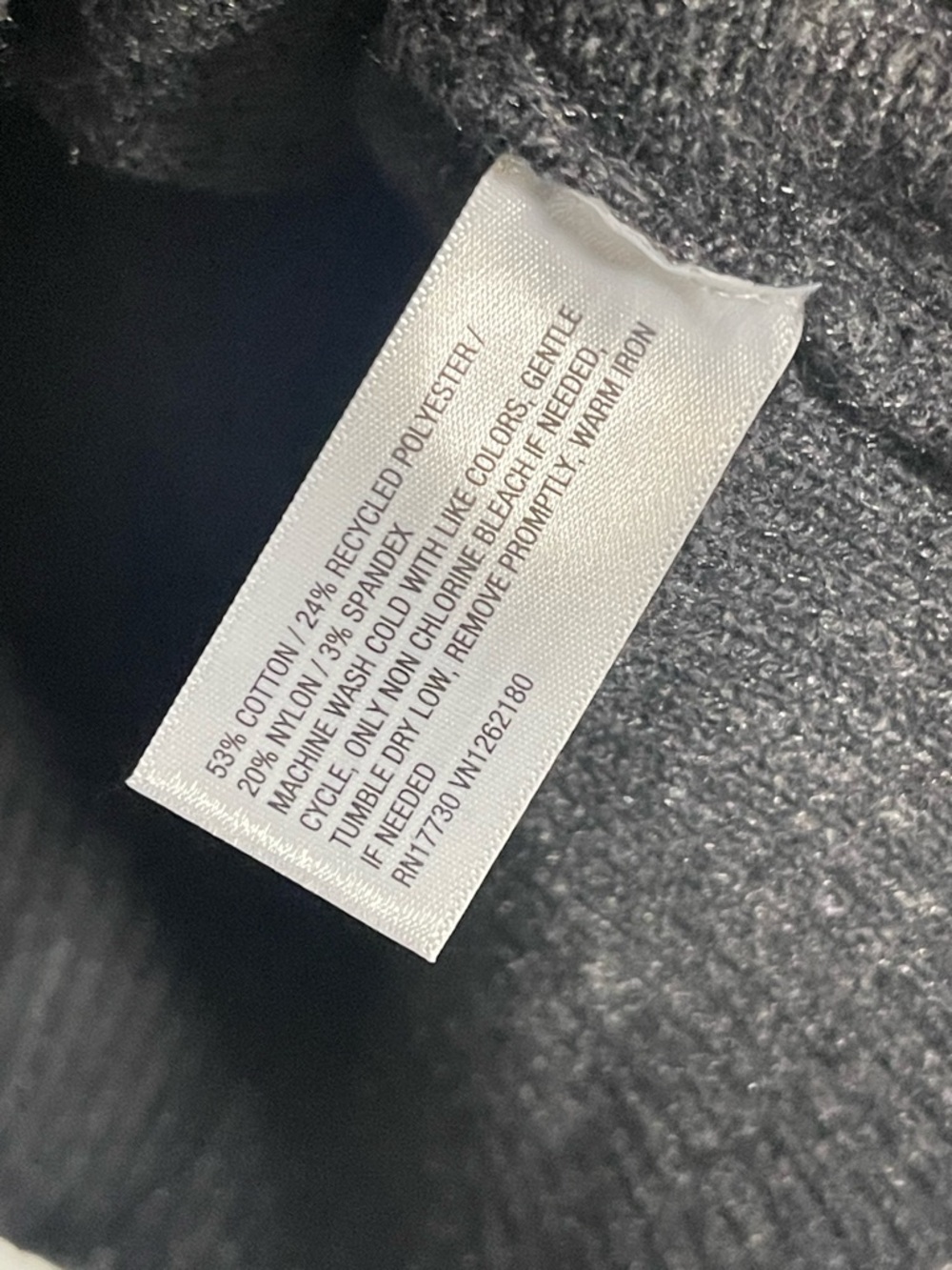 Goodfellow & Co Gray Crewneck Sweater with White Skull Intarsia - Picture 4 of 4